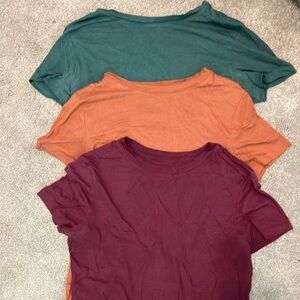 Three super comfy shirts.